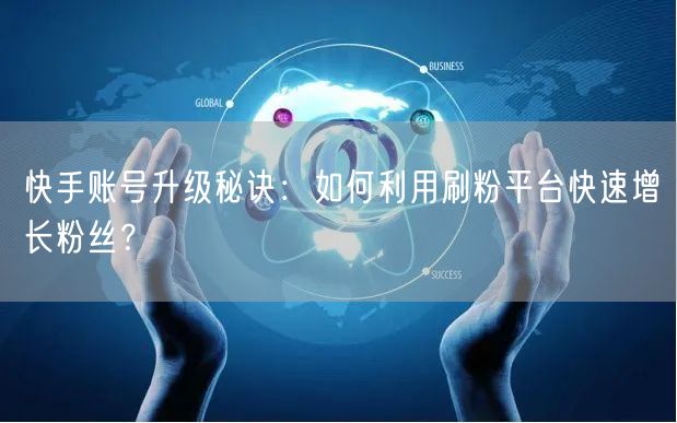 快手账号升级秘诀：如何利用刷粉平台快速增长粉丝？