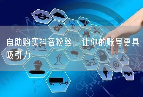 自助购买抖音粉丝，让你的账号更具吸引力
