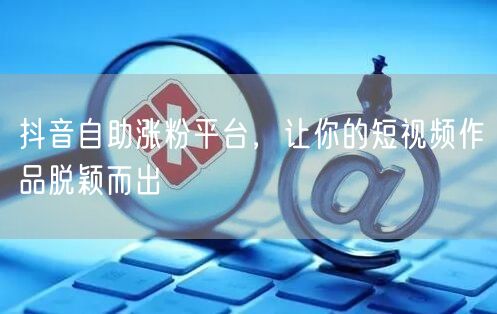 抖音自助涨粉平台，让你的短视频作品脱颖而出