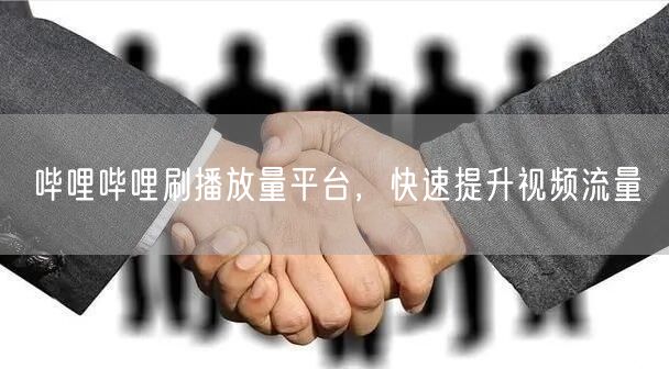 哔哩哔哩刷播放量平台，快速提升视频流量