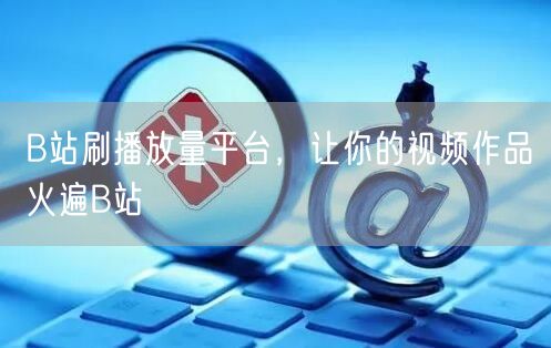 B站刷播放量平台，让你的视频作品火遍B站