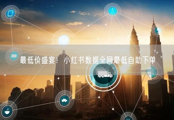 最低价盛宴！小红书数据全网最低自助下单