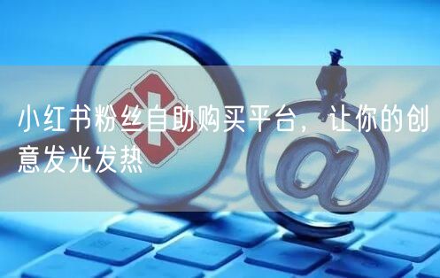 小红书粉丝自助购买平台，让你的创意发光发热