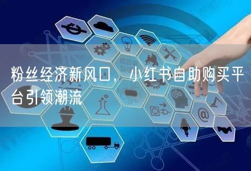粉丝经济新风口，小红书自助购买平台引领潮流