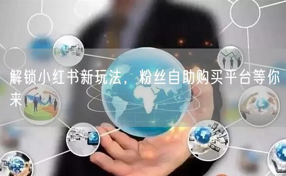 解锁小红书新玩法，粉丝自助购买平台等你来